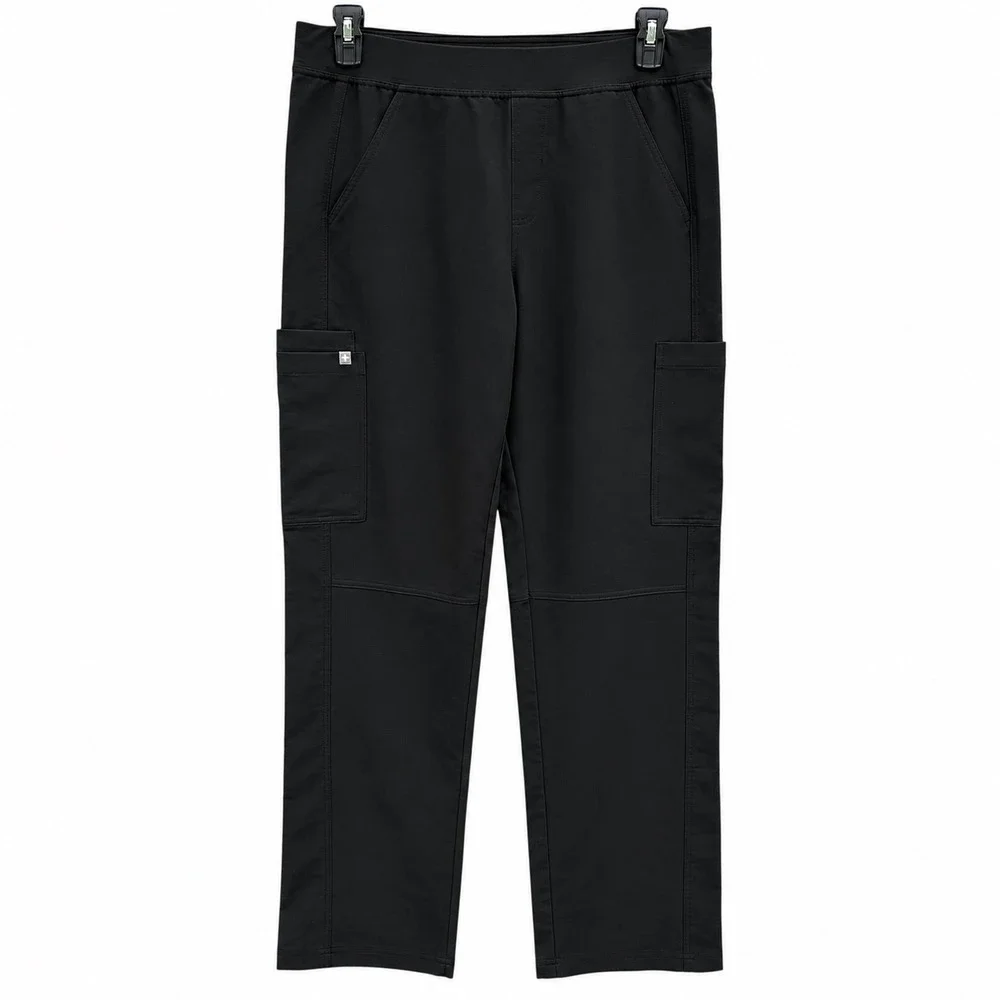 FIGS Mens Large Axim Cargo Scrub Pants Black Technical Collection PO 3306